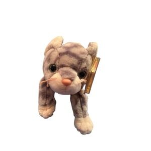Ty Beanie Baby "Silver" the Cat‎ 1999 Retired Collectible Plush Toy